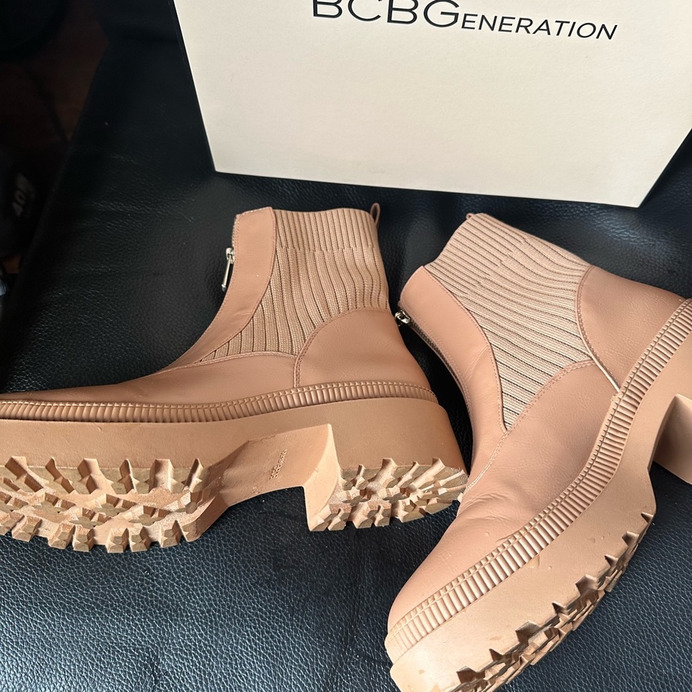 BCBG- Montana- lug sole bootie